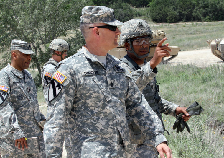 Sergeant Major of the Army at Fort Hood